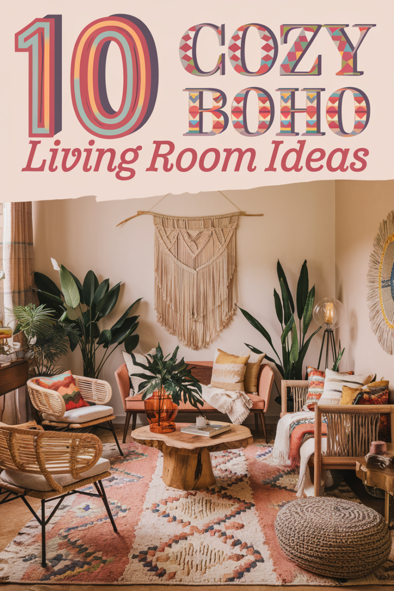 Cozy Boho Living Room Ideas