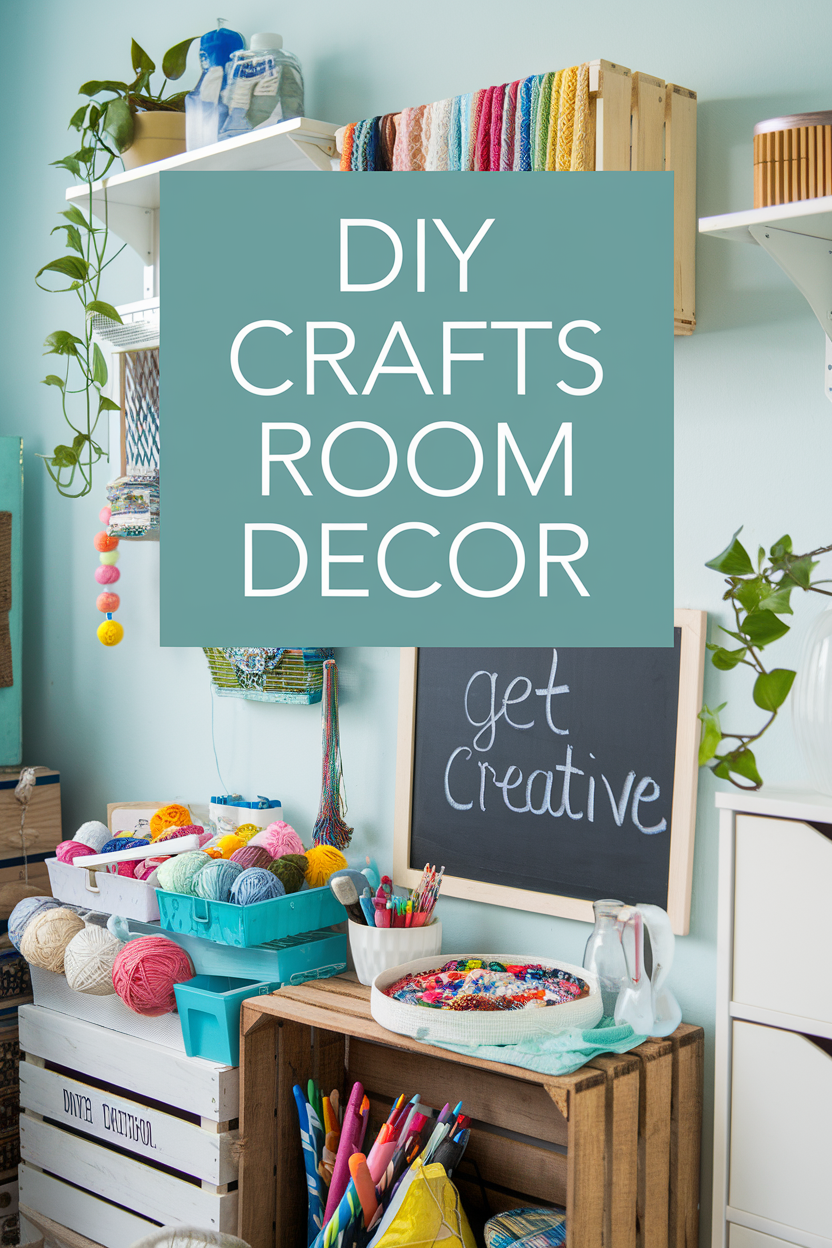 DIY Crafts Room Decor