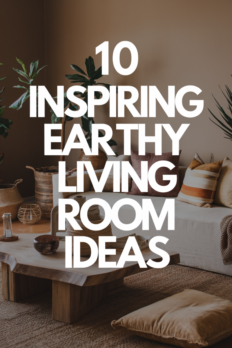 10 Inspiring Earthy Living Room Ideas For a Warm, Welcoming Space