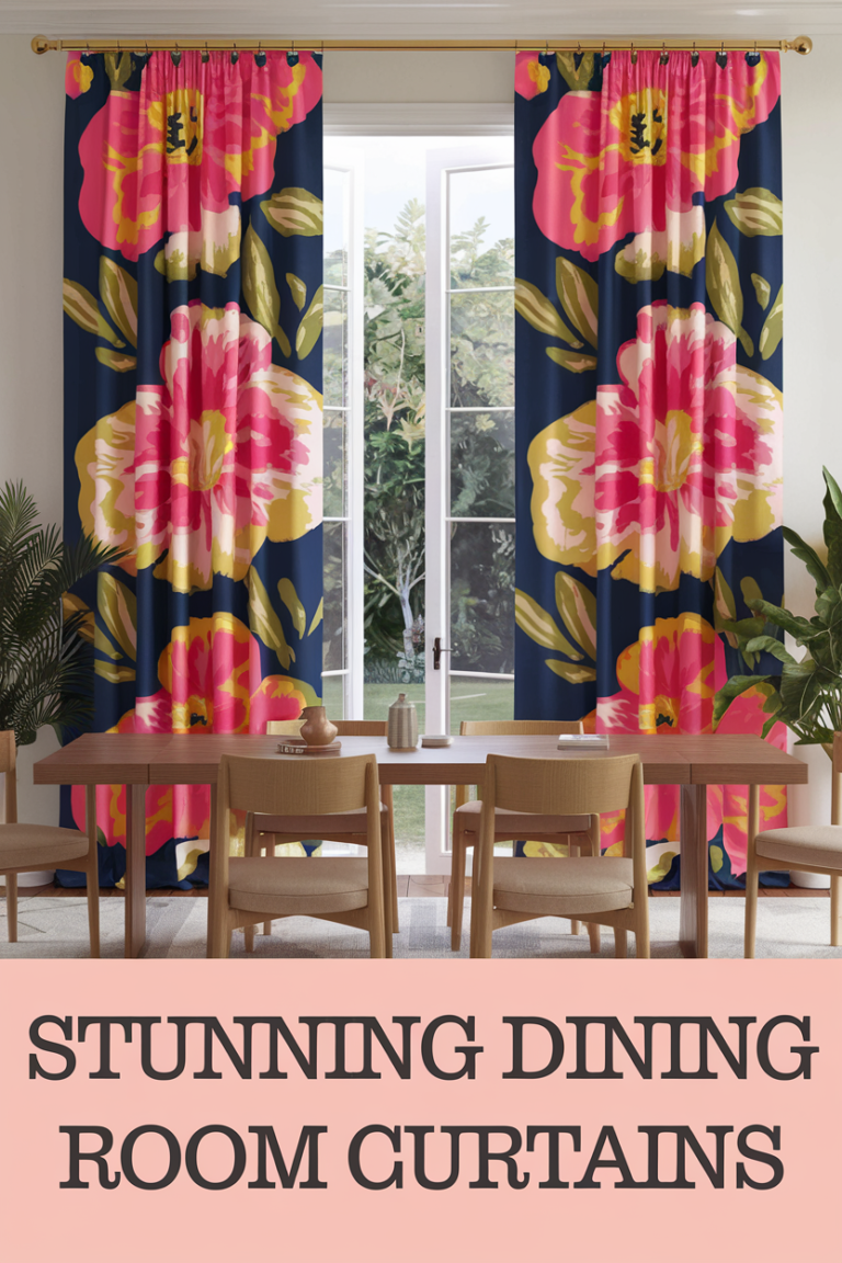 Stunning Dining Room Curtains