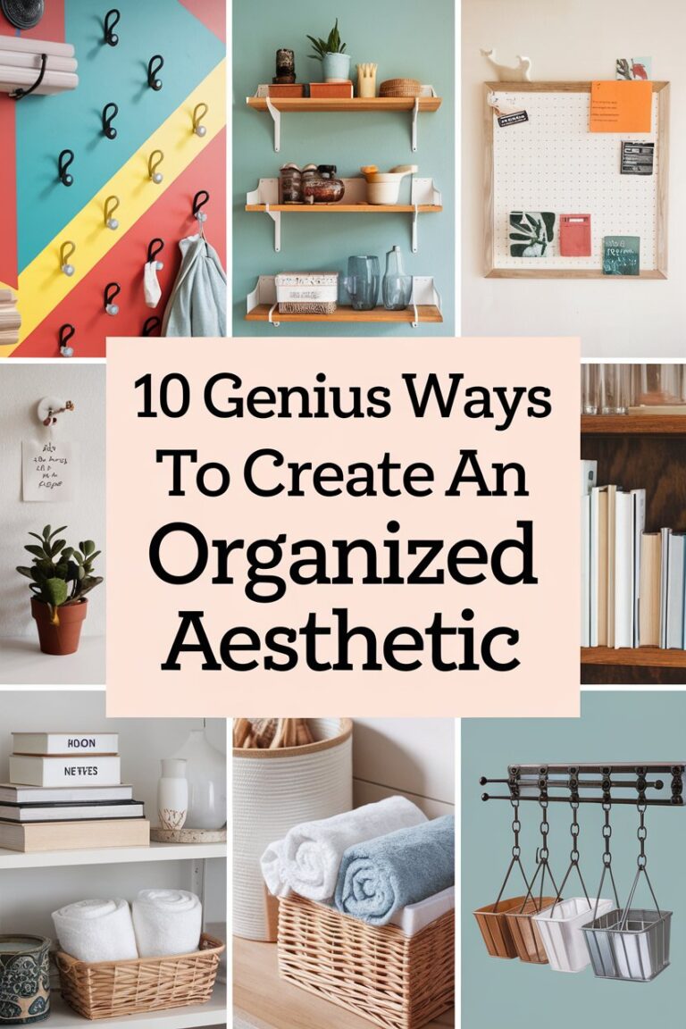 10 Genius Ways to Create an Organized Aesthetic for Your Space