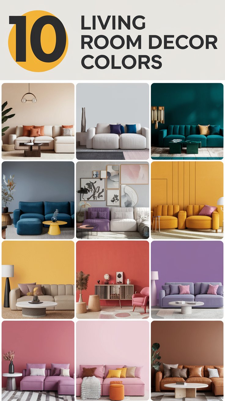 10 Brilliant Living Room Decor Colors That Instantly Transform Your Space