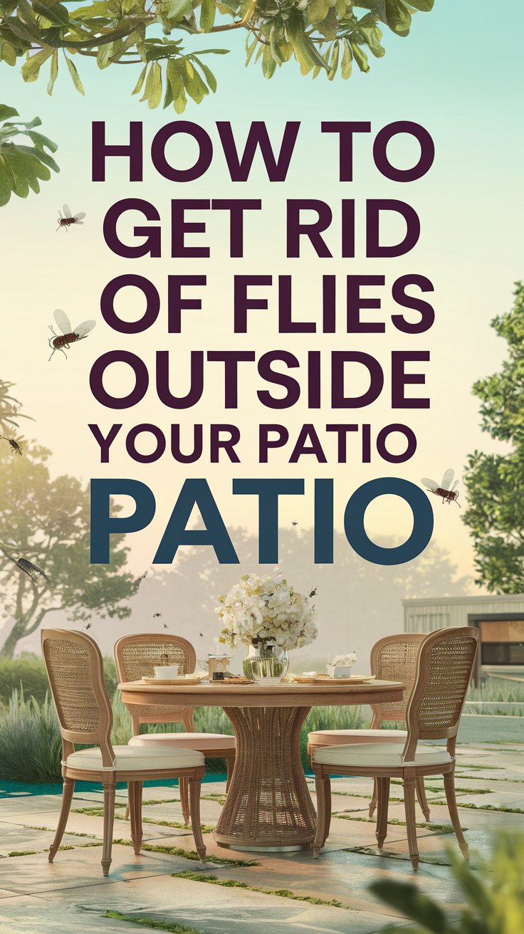 How to Get Rid of Flies Outside Your Patio