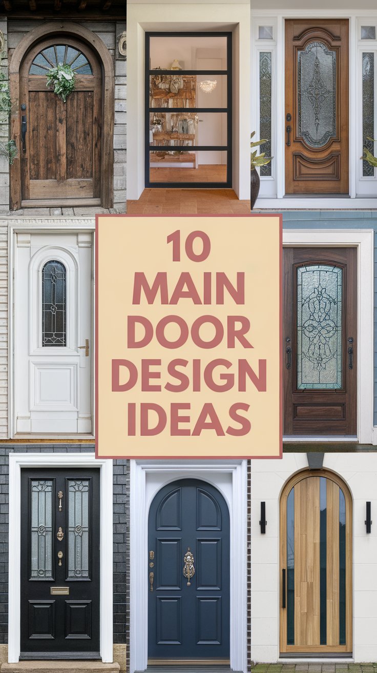 10 Stunning Main Door Design Ideas to Elevate Your Home’s Curb Appeal