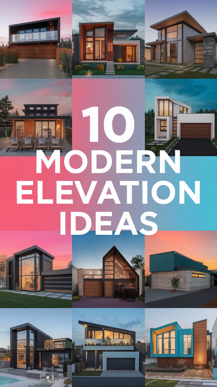 10 Modern Elevation Ideas to Transform Your Home’s Exterior