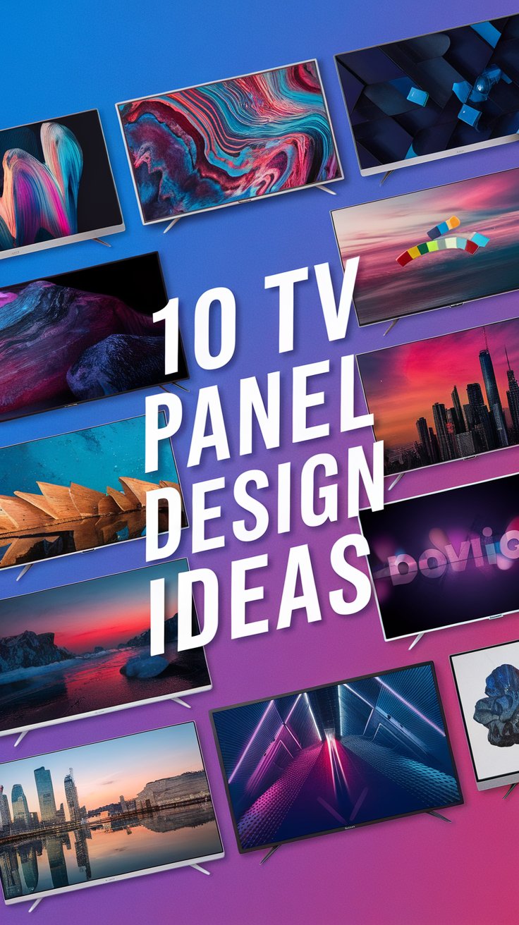 10 Creative TV Panel Ideas to Enhance Your Interior Aesthetics